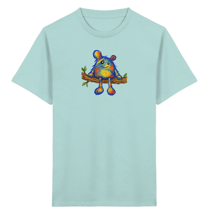 Astsitzer Kritzelmonster auf Ast - Kinder Bio T-Shirt