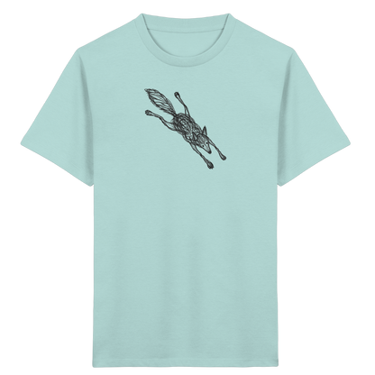 Wolf von oben - Kinder Bio T-Shirt