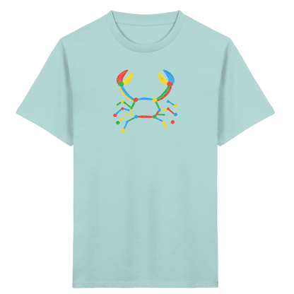 Bunte Farbpunkt Krabbe - Kinder Bio T-Shirt