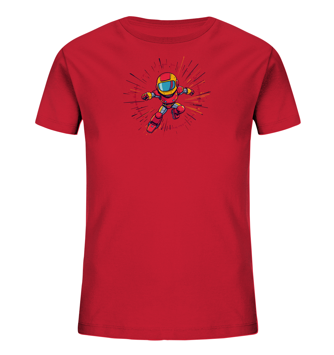 Kinder T-Shirt | Super-Roboter im Energieschub - Kinder Bio T-Shirt