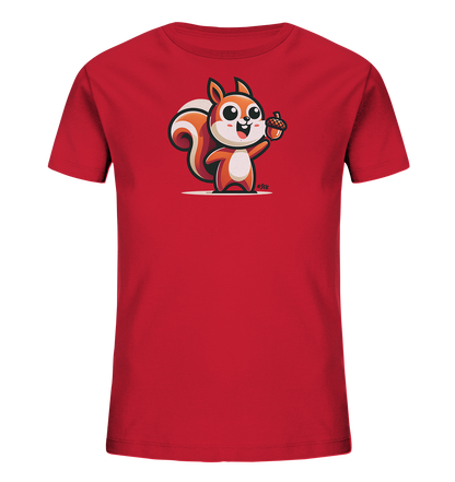 Kinder T-Shirt mit Eichhörnchen und Eichel
