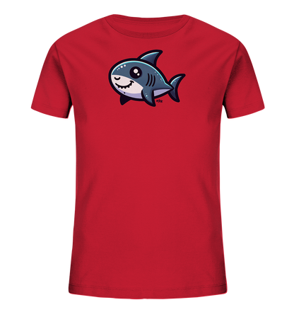 Kinder T-Shirt mit lachendem und zwinkerndem Hai