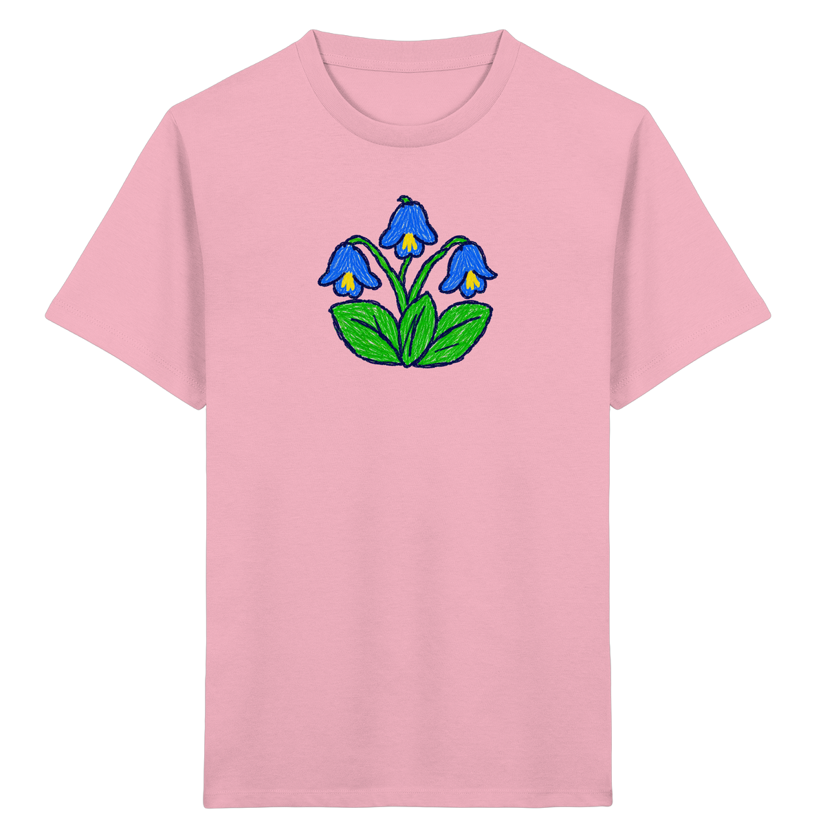 Kritzel Glockenblume Kinder Shirt - Kinder Bio T-Shirt