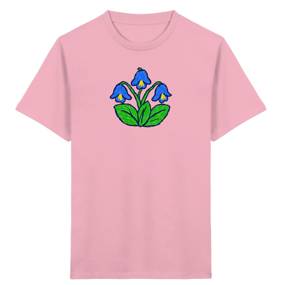 Kritzel Glockenblume Kinder Shirt - Kinder Bio T-Shirt