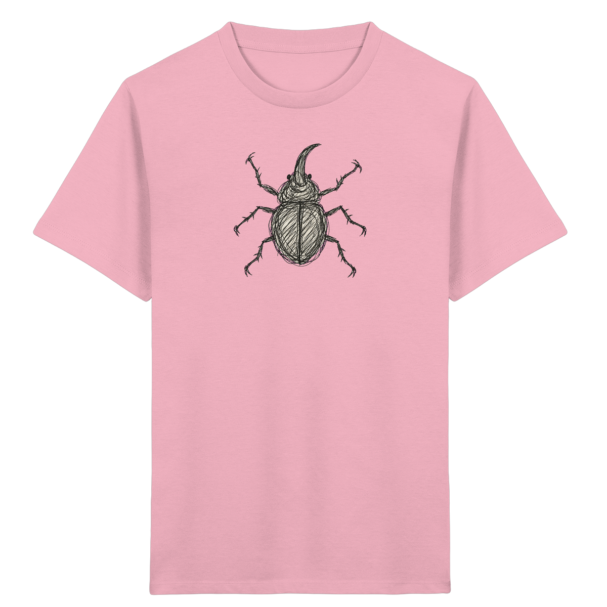 Nashornkäfer von oben - Kinder Bio T-Shirt