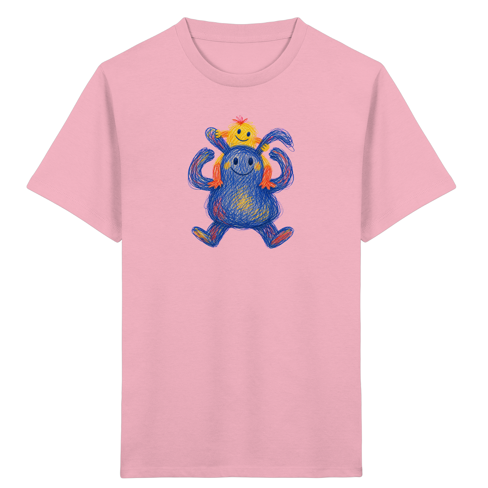 Huckepack Monster Kinder T-Shirt - Kinder Bio T-Shirt