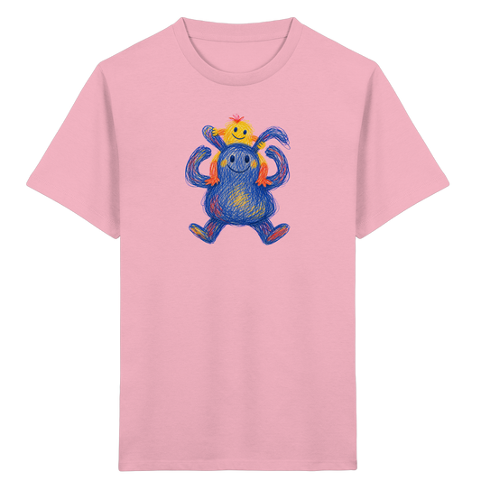 Huckepack Monster Kinder T-Shirt - Kinder Bio T-Shirt
