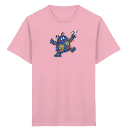 Papierfliegerwerfer Kritzelmonster Kinder Shirt - Kinder Bio T-Shirt