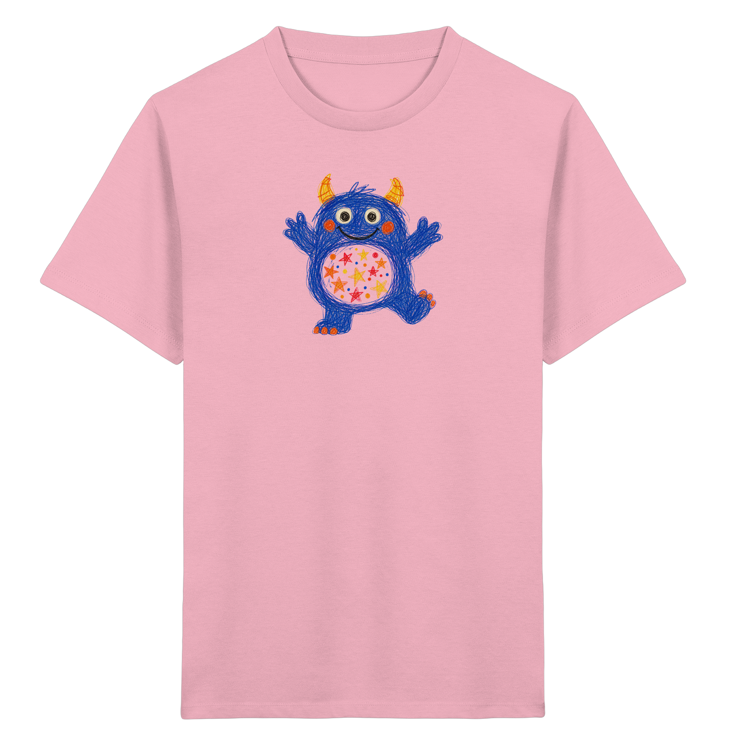 Funkelbauch Kritzelmonster Shirt - Kinder Bio T-Shirt