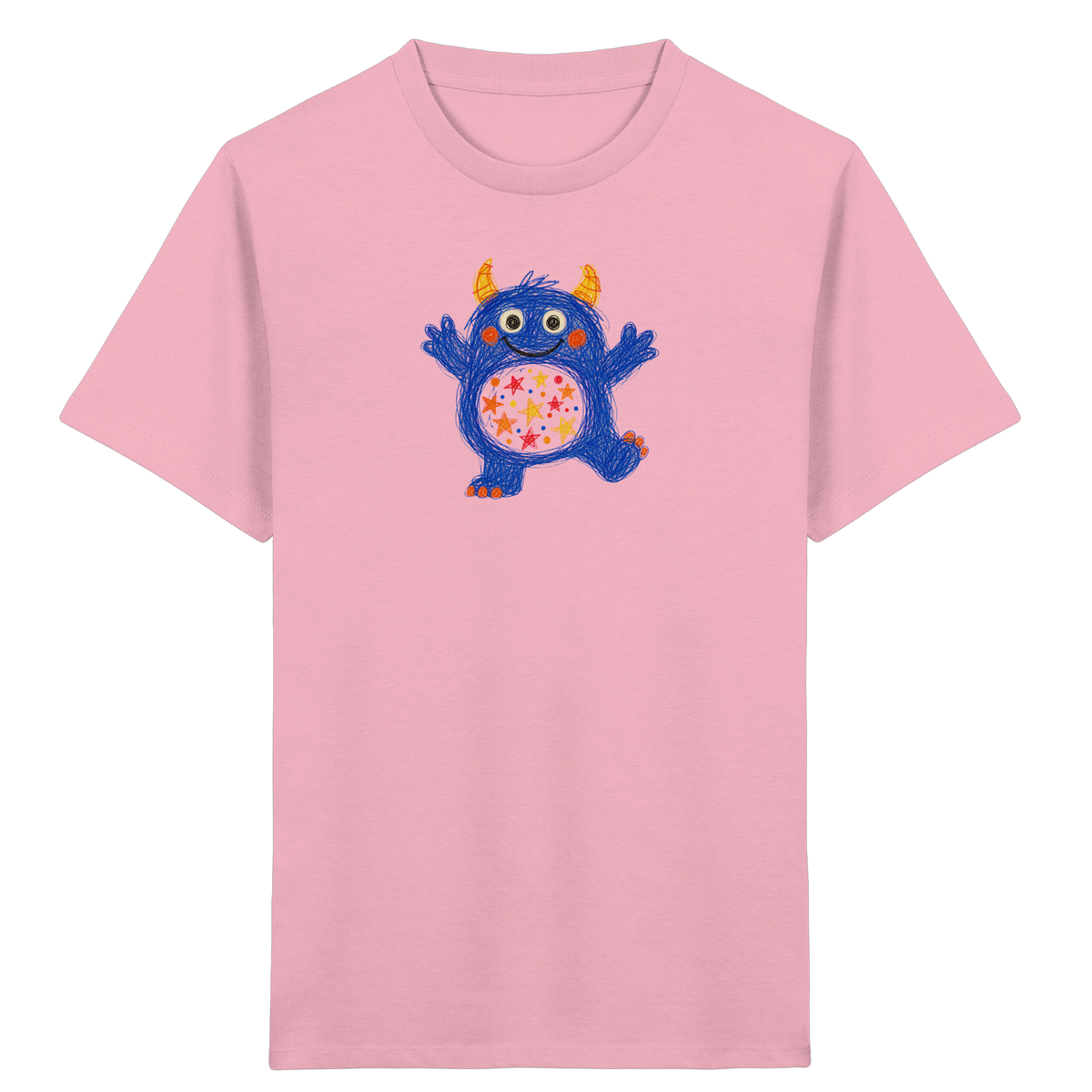Funkelbauch Kritzelmonster Shirt - Kinder Bio T-Shirt
