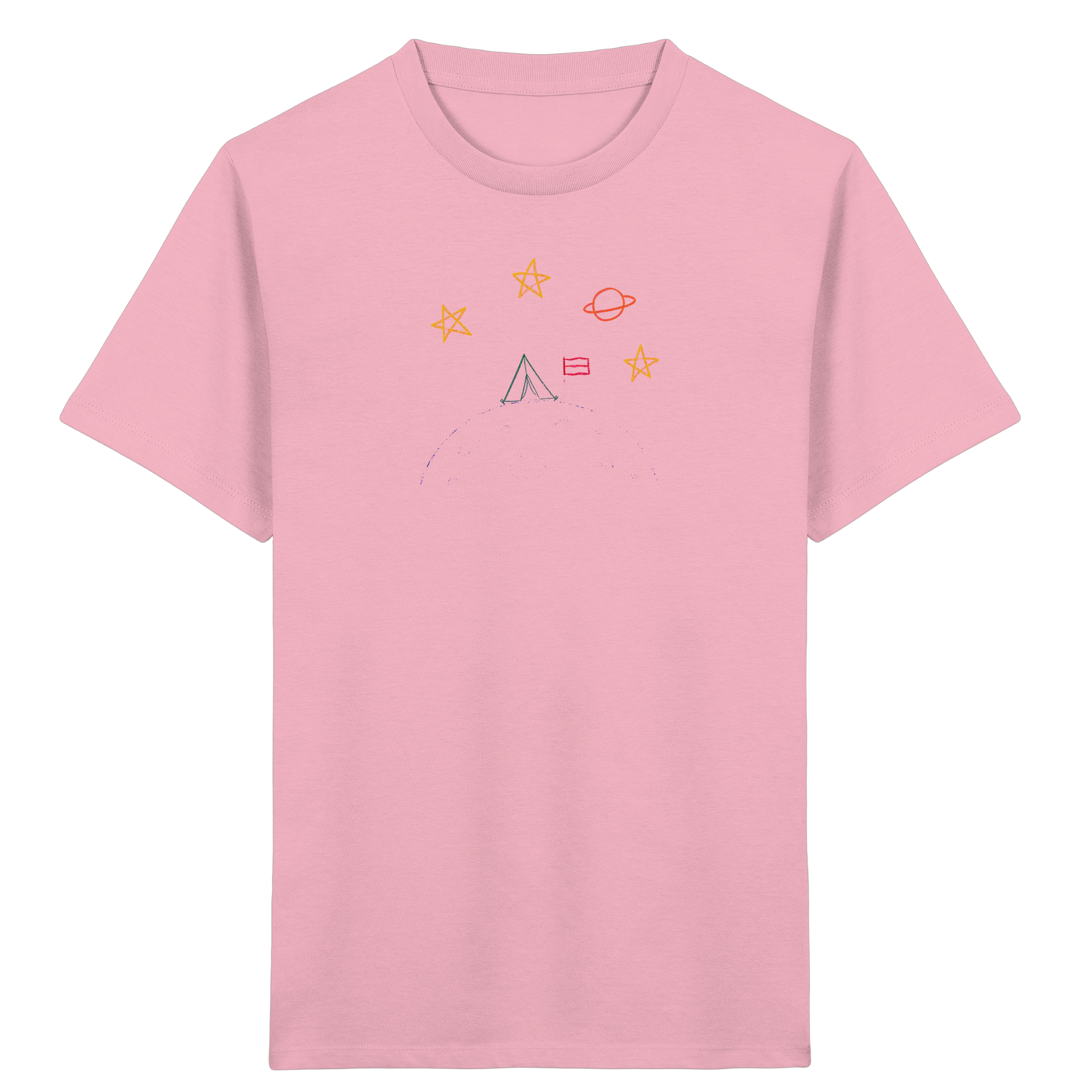 Kinder Bio T-Shirt Weltraum Camping Mond-Abenteuer