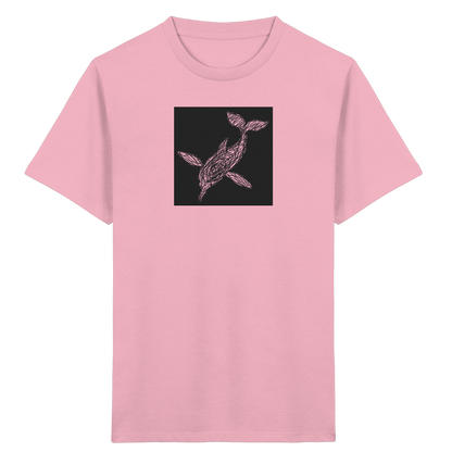 Delfin von oben - Kinder Bio T-Shirt