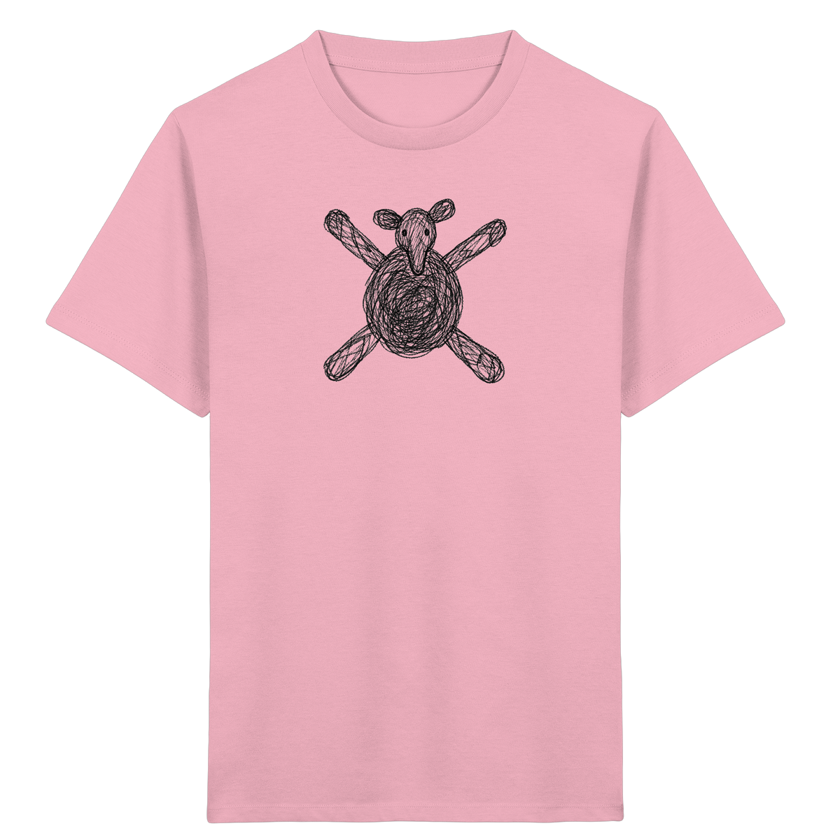 Tapir von oben gezeichnet - Kinder Bio T-Shirt