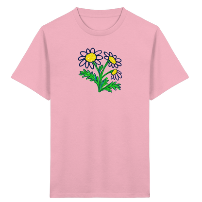 Kritzel-Kamille Kinder T-Shirt - Kinder Bio T-Shirt