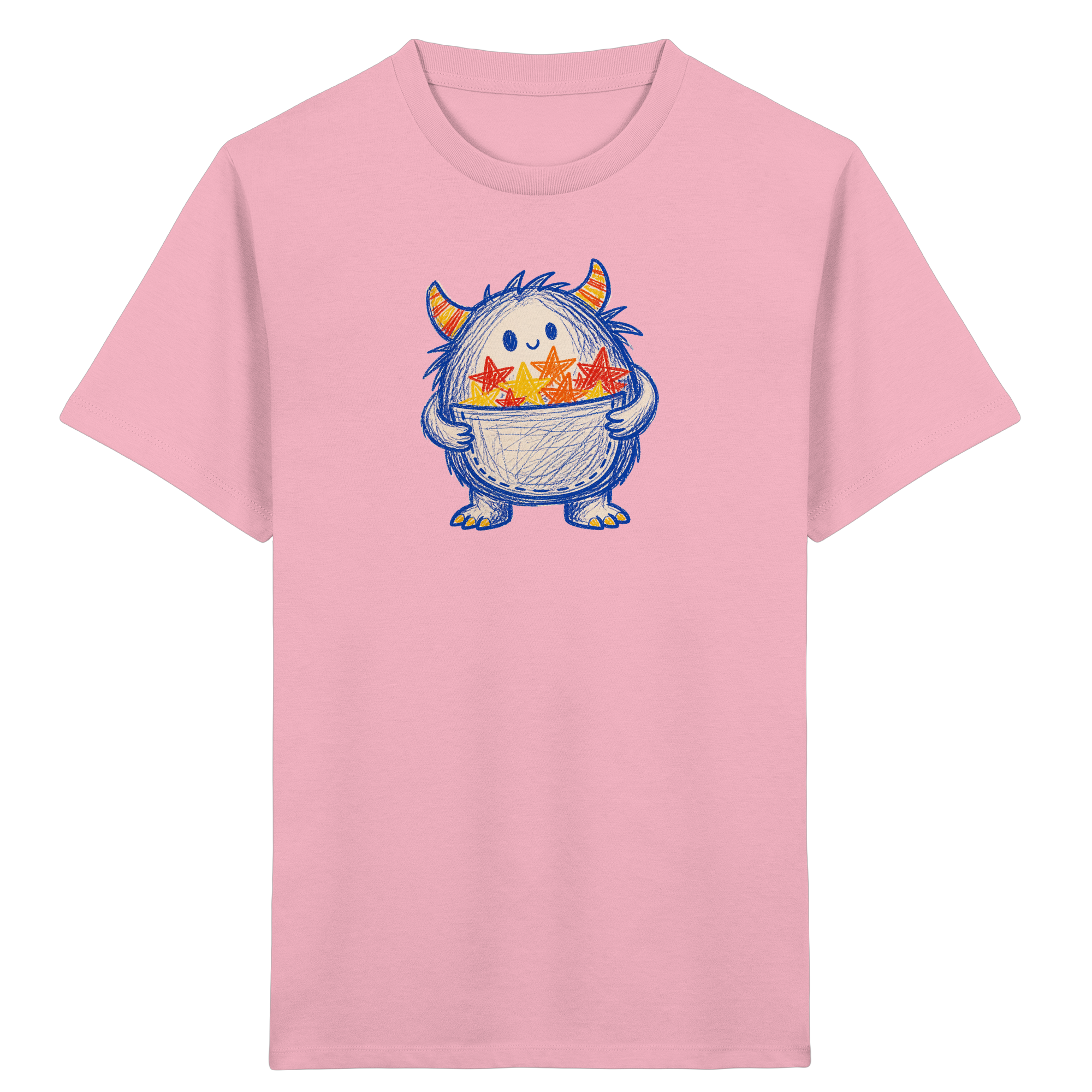Kinder T-Shirt – Monster mit Sternentasche
