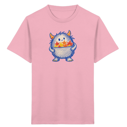 Kleines Monster mit Sternentasche - Kinder Bio T-Shirt