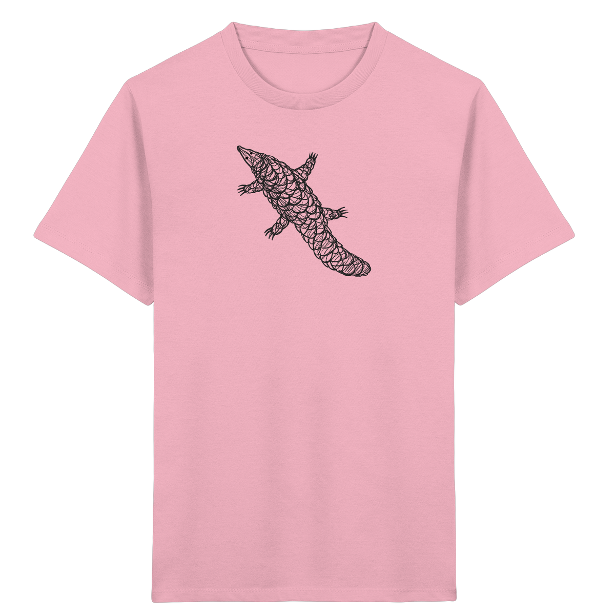 Schuppentier von oben - Kinder Bio T-Shirt