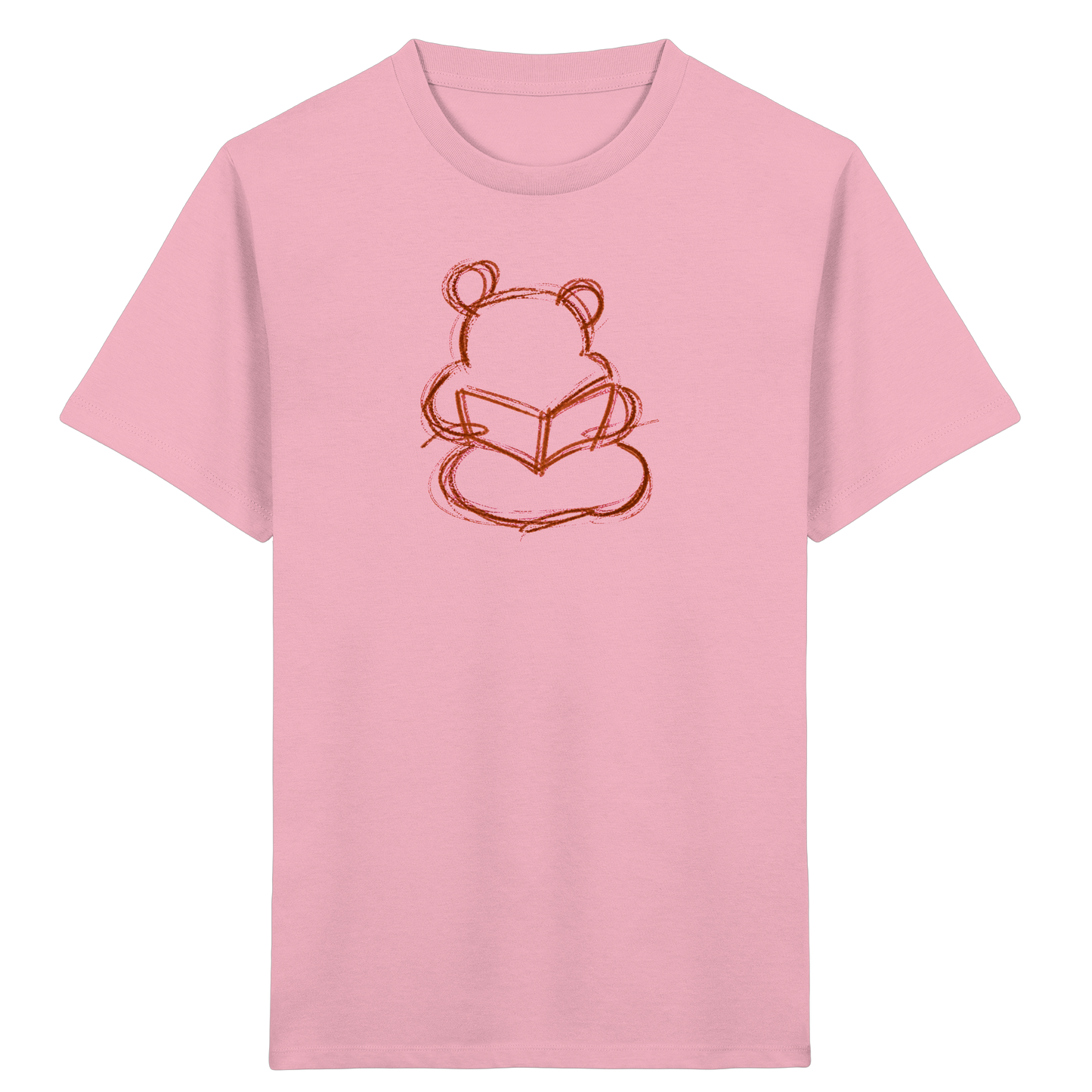 Kinder T-Shirt – Wackelbär mit offenem Buch