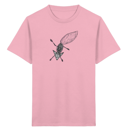 Fuchs von oben gezeichnet - Kinder Bio T-Shirt