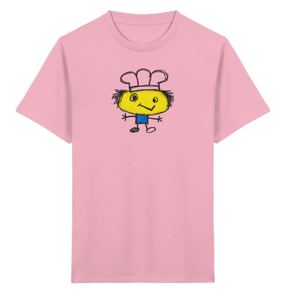 Kritzelkopf mit Kochmütze - Kinder Bio T-Shirt