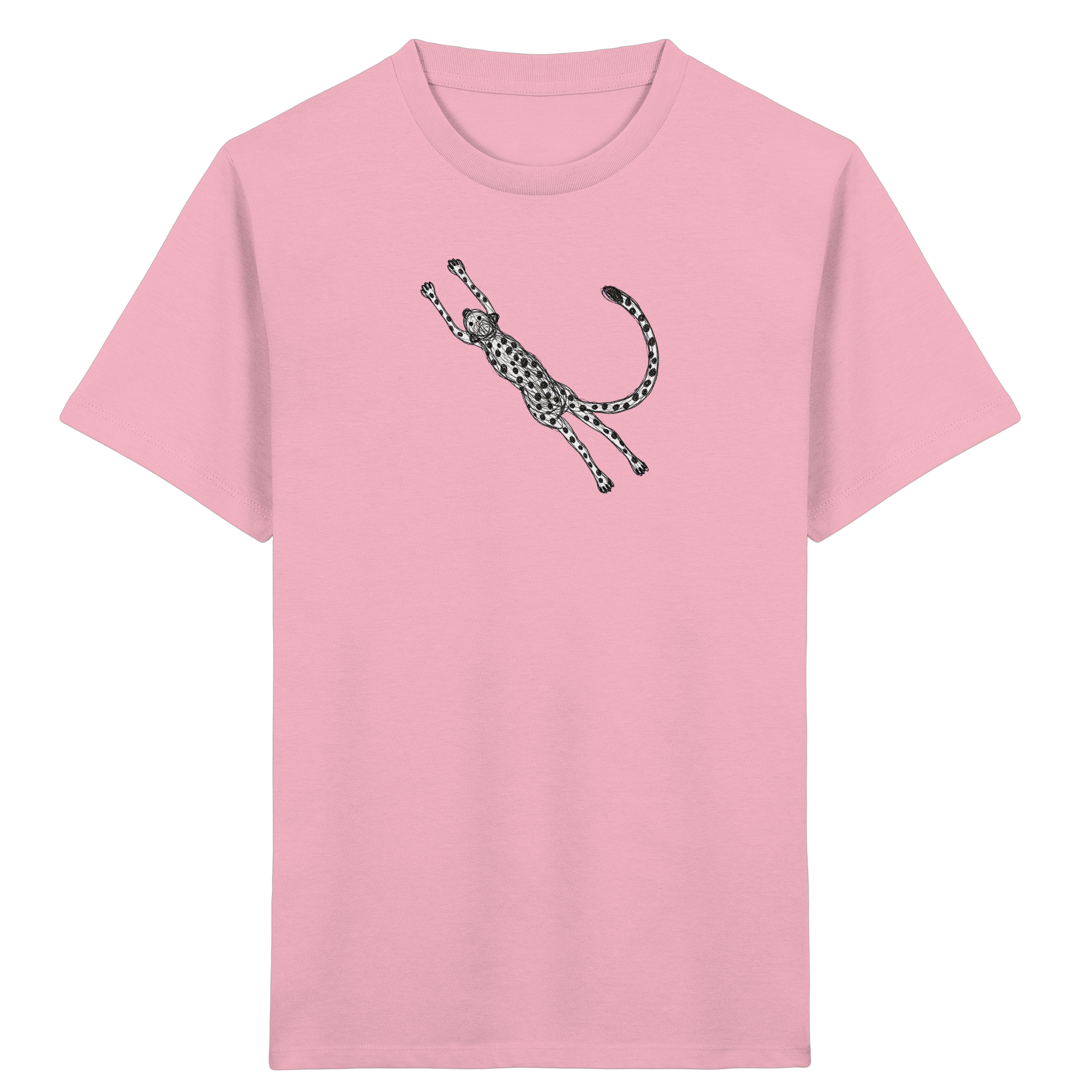 Gepard von oben – Kinder T-Shirt