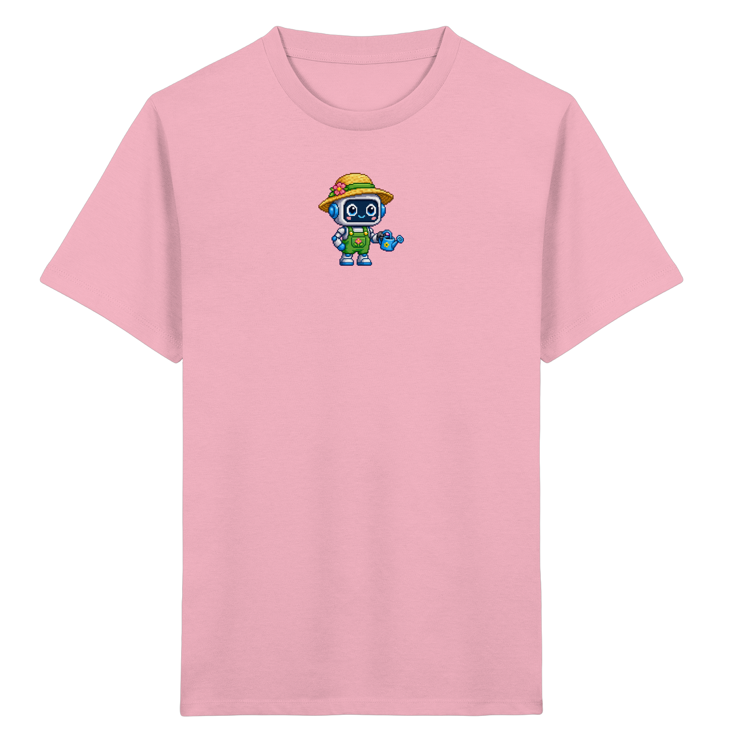Pixel Roboter T-Shirt: Freundlicher Look - Kinder T-Shirt