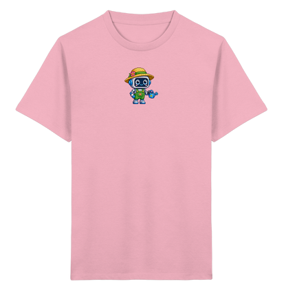Pixel Roboter T-Shirt: Freundlicher Look - Kinder T-Shirt