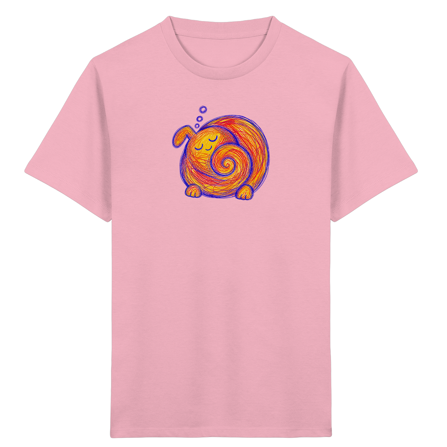 Schnarchkringel Monster Kinder Shirt - Kinder Bio T-Shirt