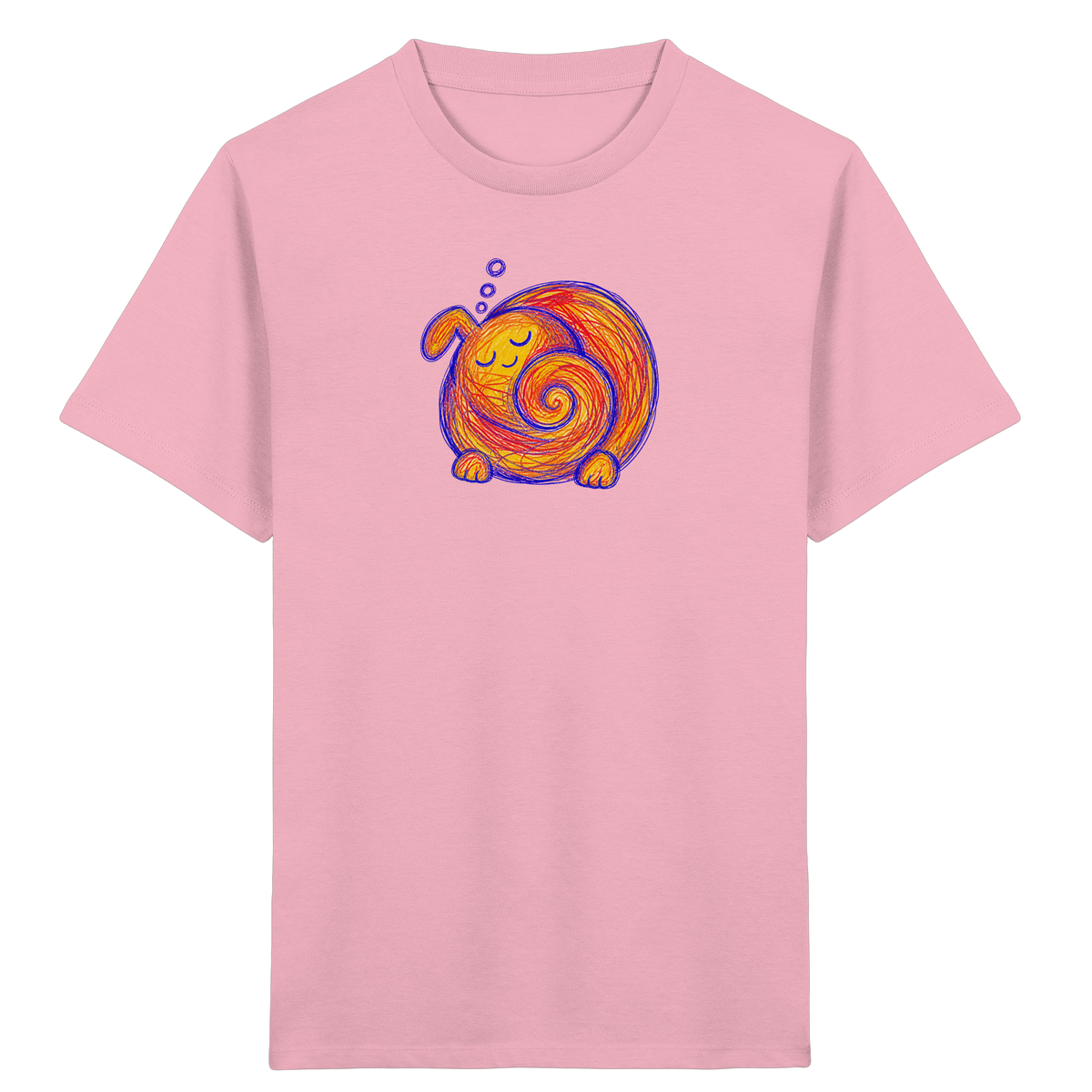 Schnarchkringel Monster Kinder Shirt - Kinder Bio T-Shirt