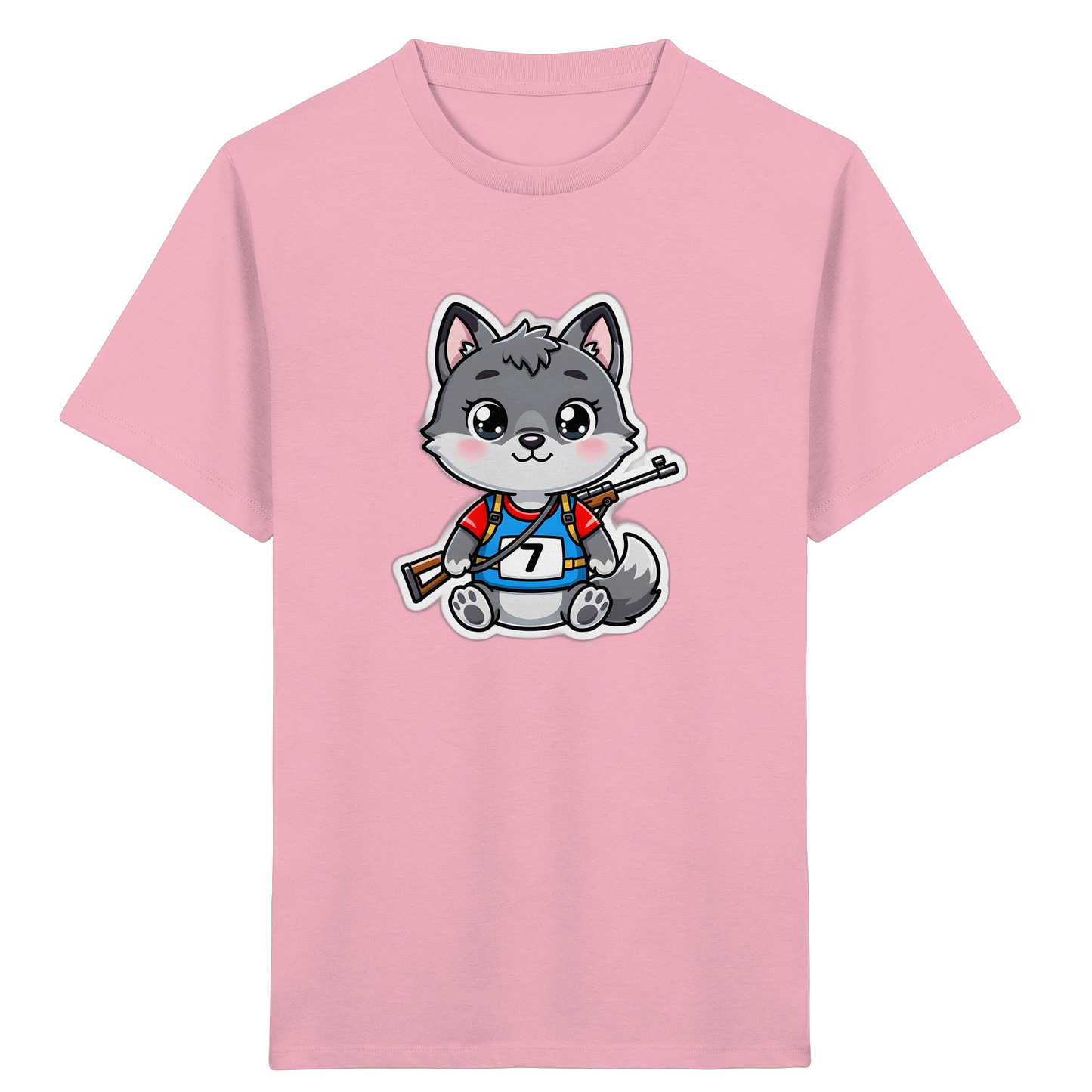 Wolf im Trikot: Cooles Kinder T-Shirt