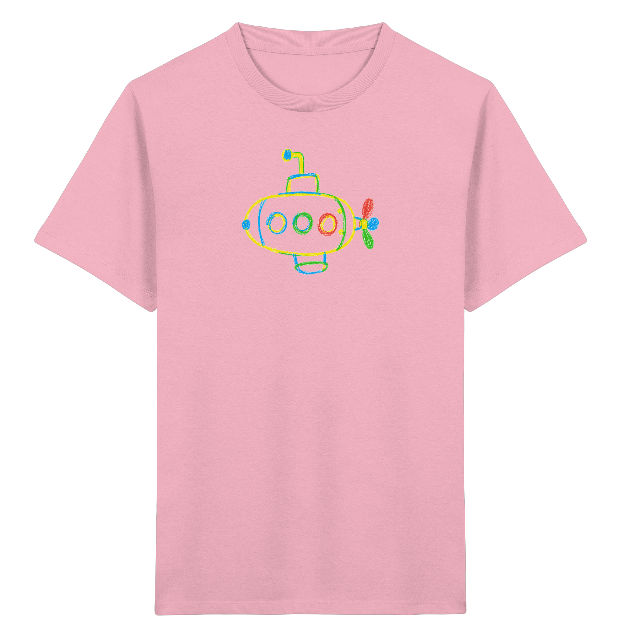 Kinder-T-Shirt mit Farbpunkt-U-Boot