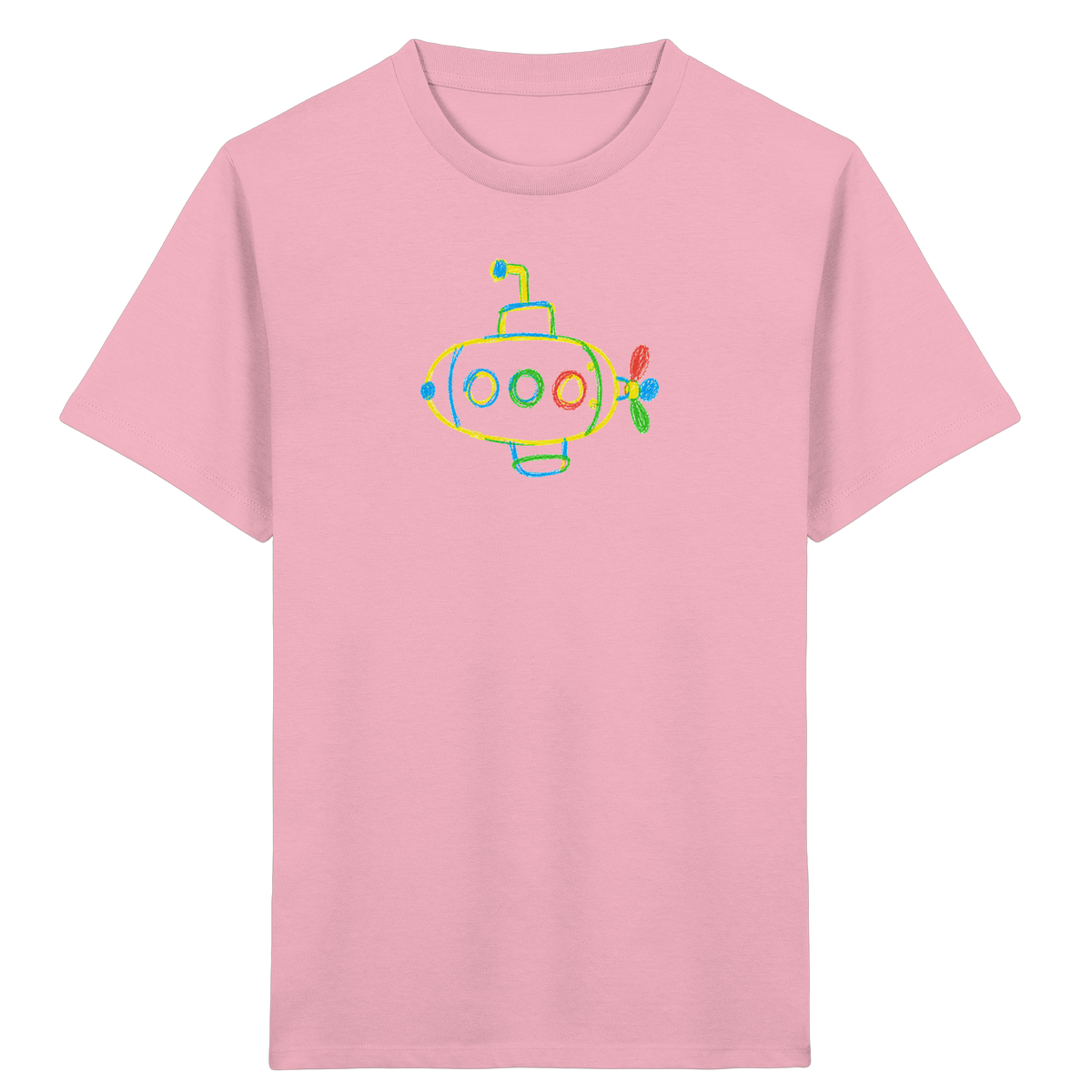 Farbpunkt U-Boot Abenteuer - Kinder Bio T-Shirt