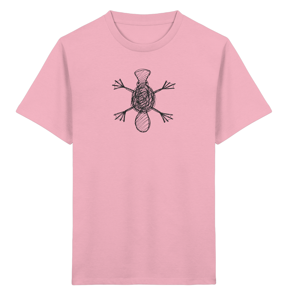 Schnabeltier von oben - Kinder Bio T-Shirt