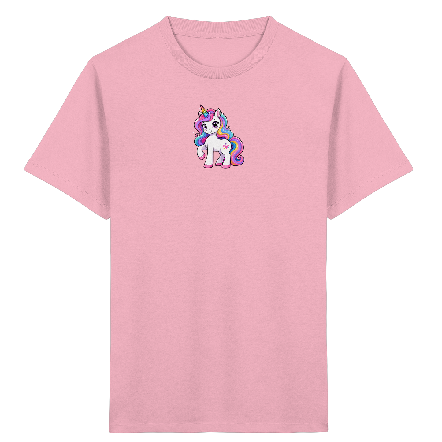 Magisches Einhorn T-Shirt mit Sternen - Kinder Bio T-Shirt