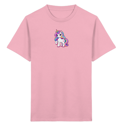Magisches Einhorn T-Shirt mit Sternen - Kinder Bio T-Shirt