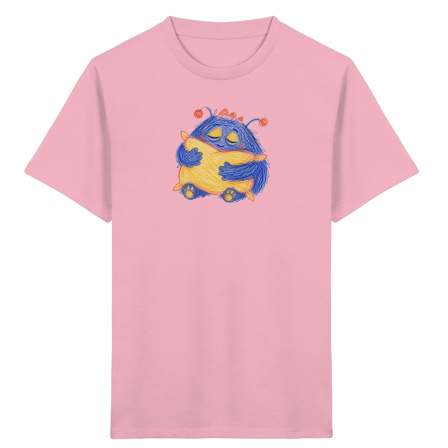Kissenkuschler Monster Kinder T-Shirt - Kinder Bio T-Shirt