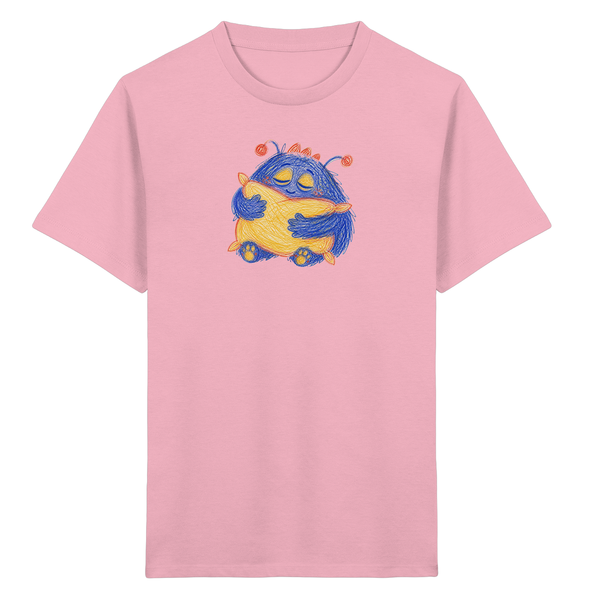 Kissenkuschler Monster Kinder T-Shirt - Kinder Bio T-Shirt