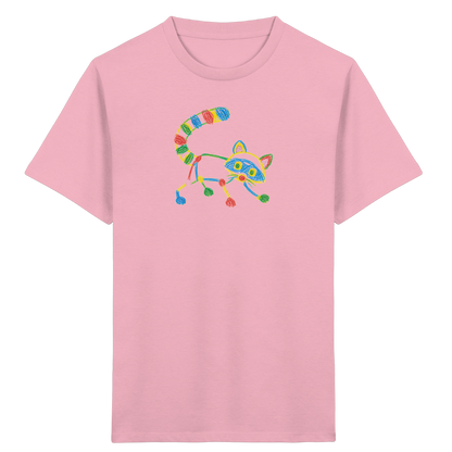 Farbpunkt Waschbär Kinder T-Shirt - Kinder Bio T-Shirt