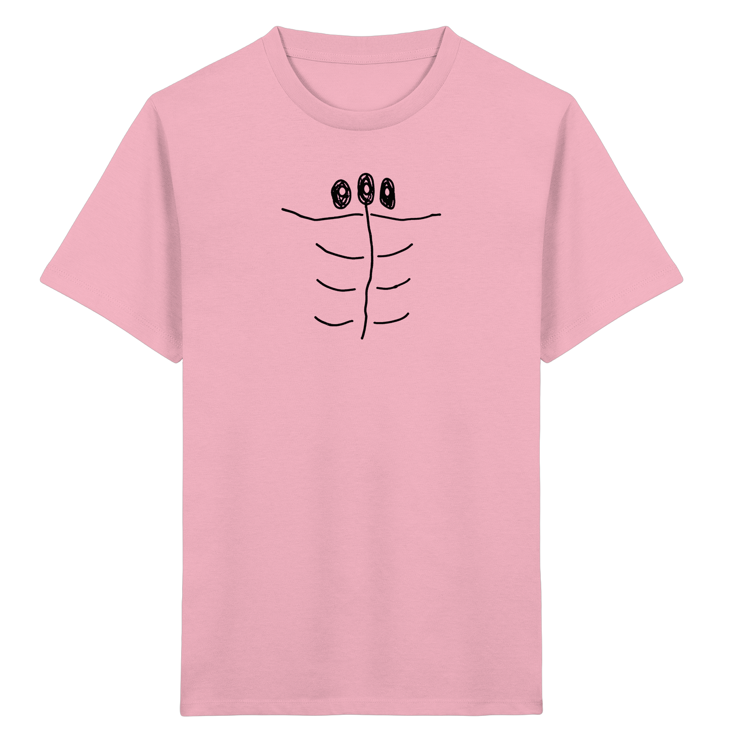 Kinder T-Shirt – Dreiaugige Stangenfigur für Kinder