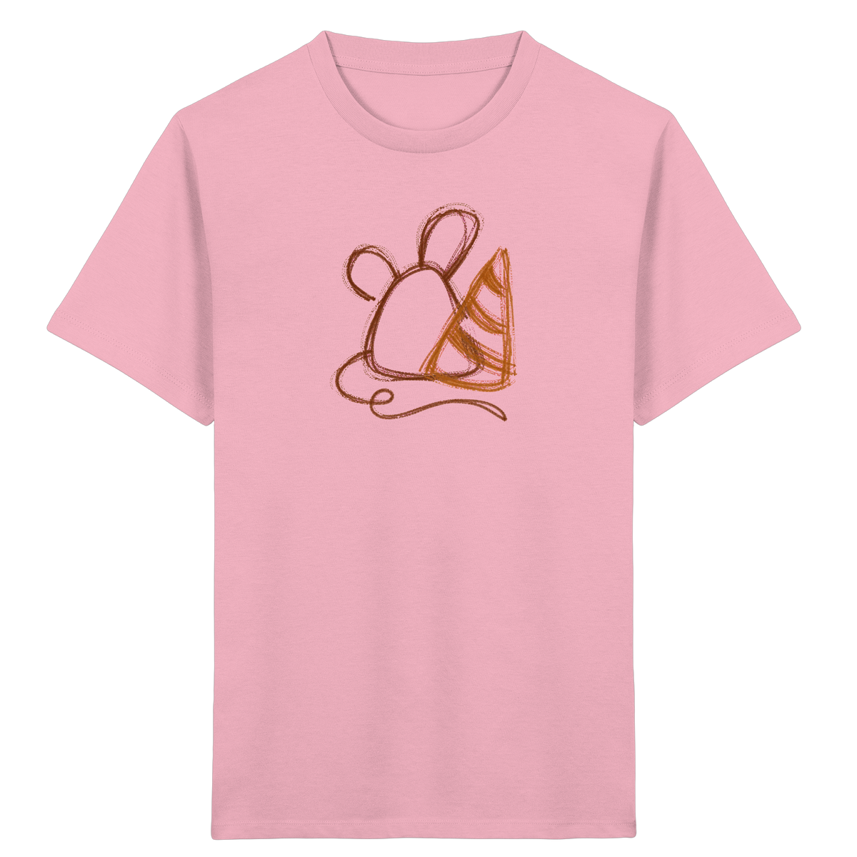 Krakelmaus mit großer Schultüte - Kinder Bio T-Shirt