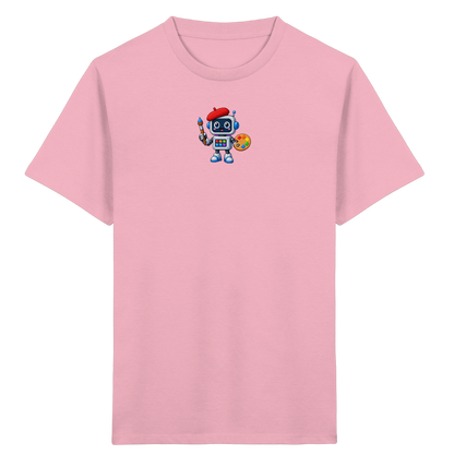 Pixel Roboter Künstler T-Shirt für Kinder - Kinder T-Shirt