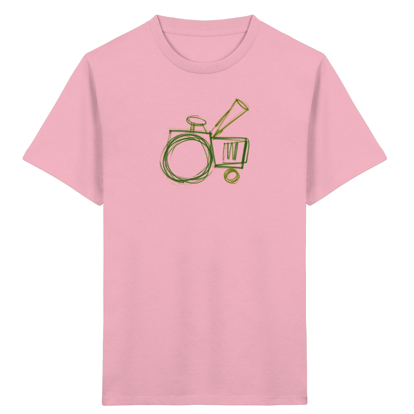 Wackeltraktor mit Schultüte - Kinder Bio T-Shirt