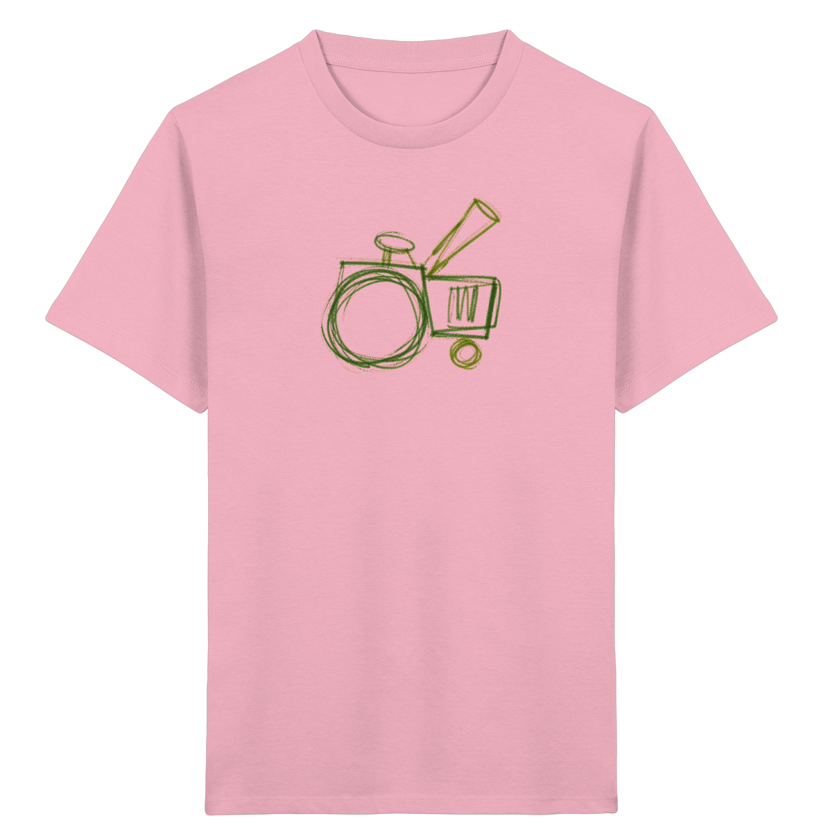 Wackeltraktor mit Schultüte - Kinder Bio T-Shirt