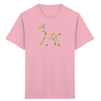 Farbpunkt Giraffe Kinder T-Shirt - Kinder Bio T-Shirt