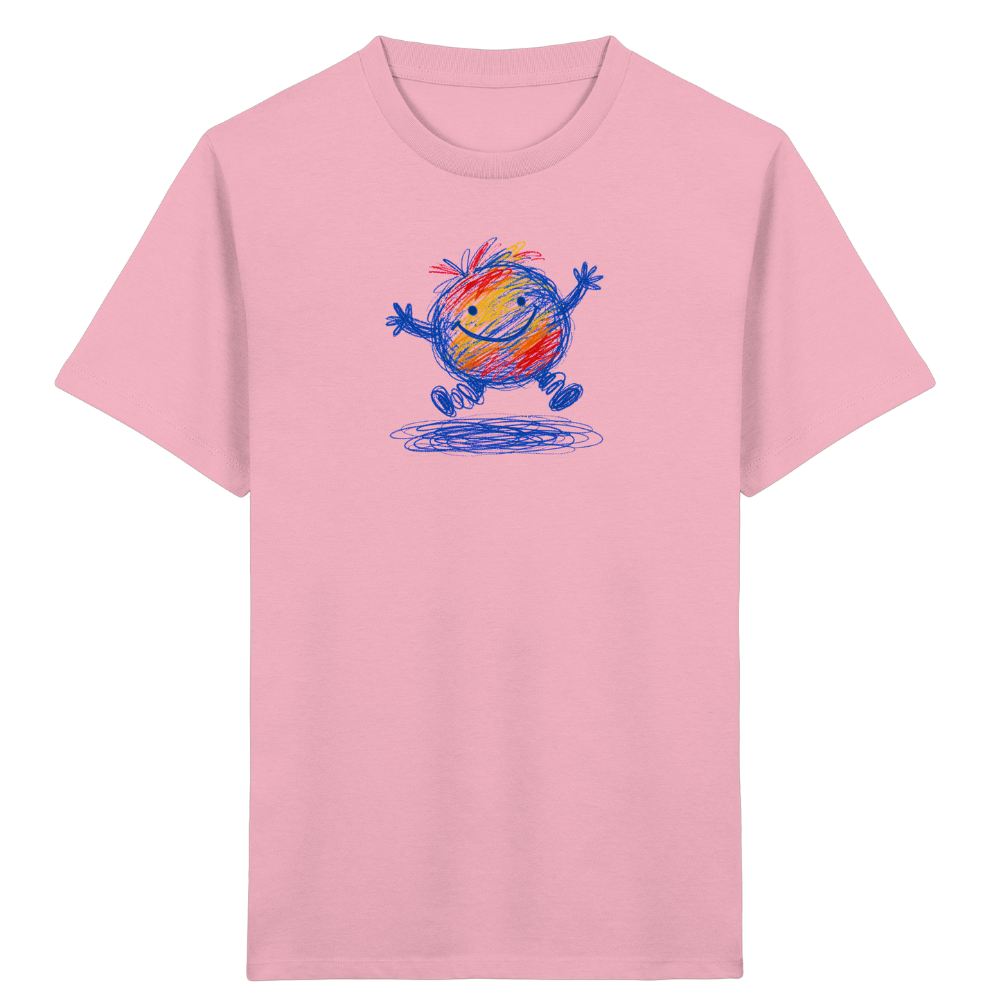 Pfützenhüpfer Kritzelmonster Kinder Shirt - Kinder Bio T-Shirt