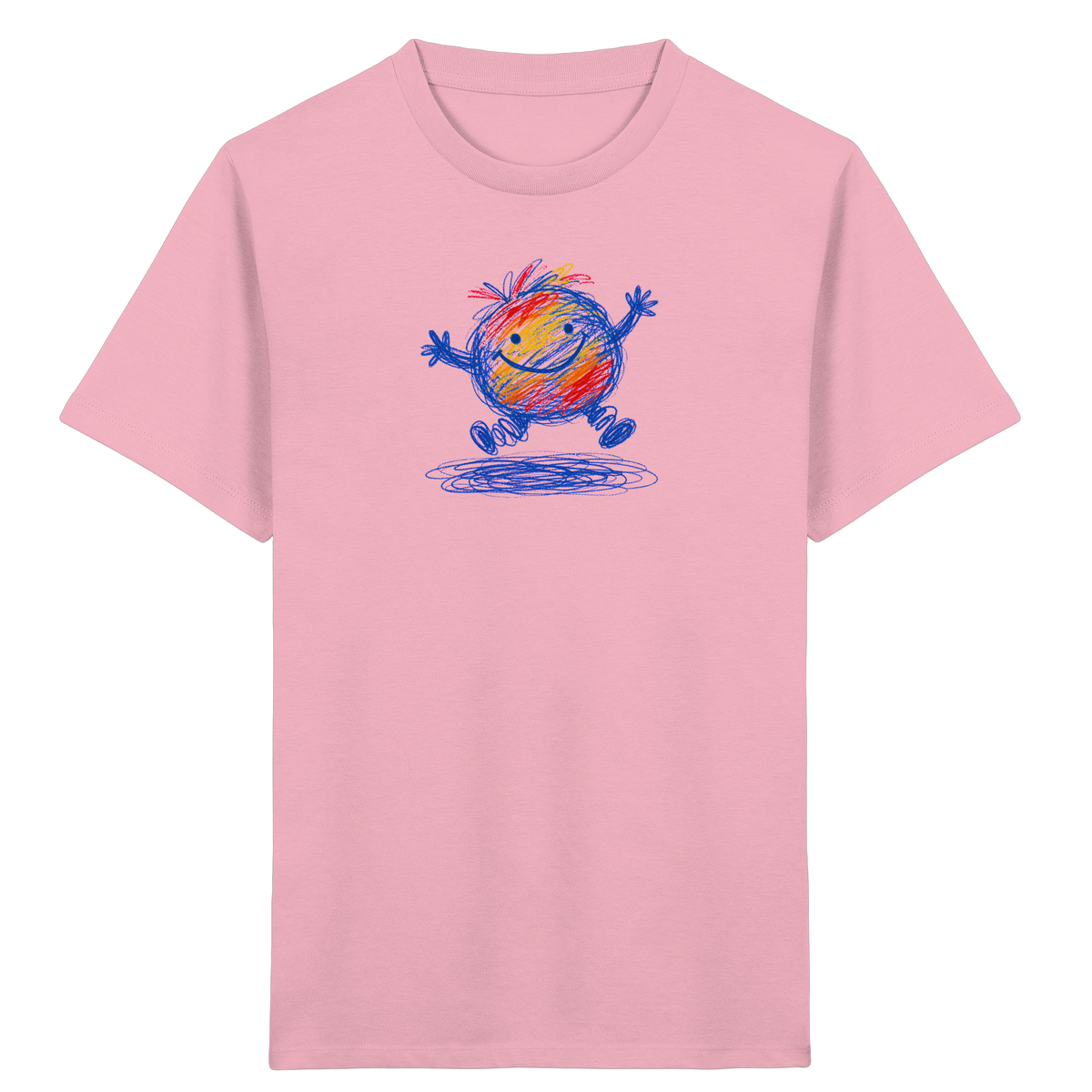 Pfützenhüpfer Kritzelmonster Kinder Shirt - Kinder Bio T-Shirt