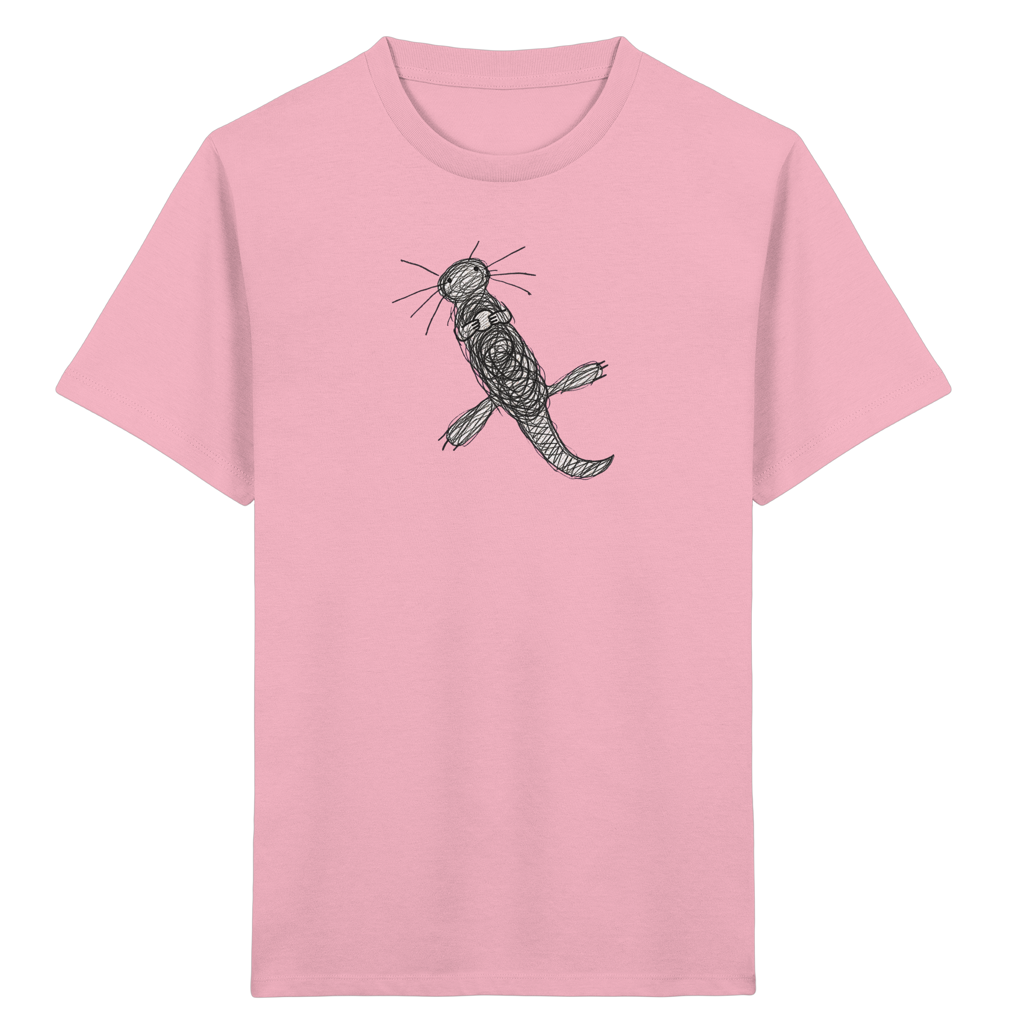 Otter von oben – Kinder-T-Shirt