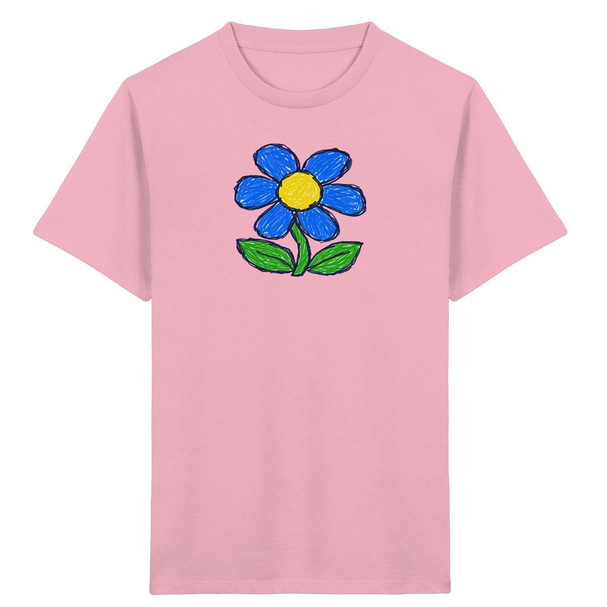 Kritzel Gänseblümchen für Kinder - Kinder Bio T-Shirt