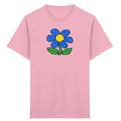 Kritzel Gänseblümchen für Kinder - Kinder Bio T-Shirt