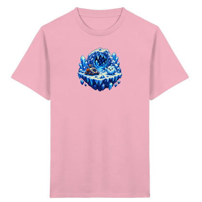 Abenteuerliches Pixel Eis-Geist T-Shirt - Kinder Bio T-Shirt